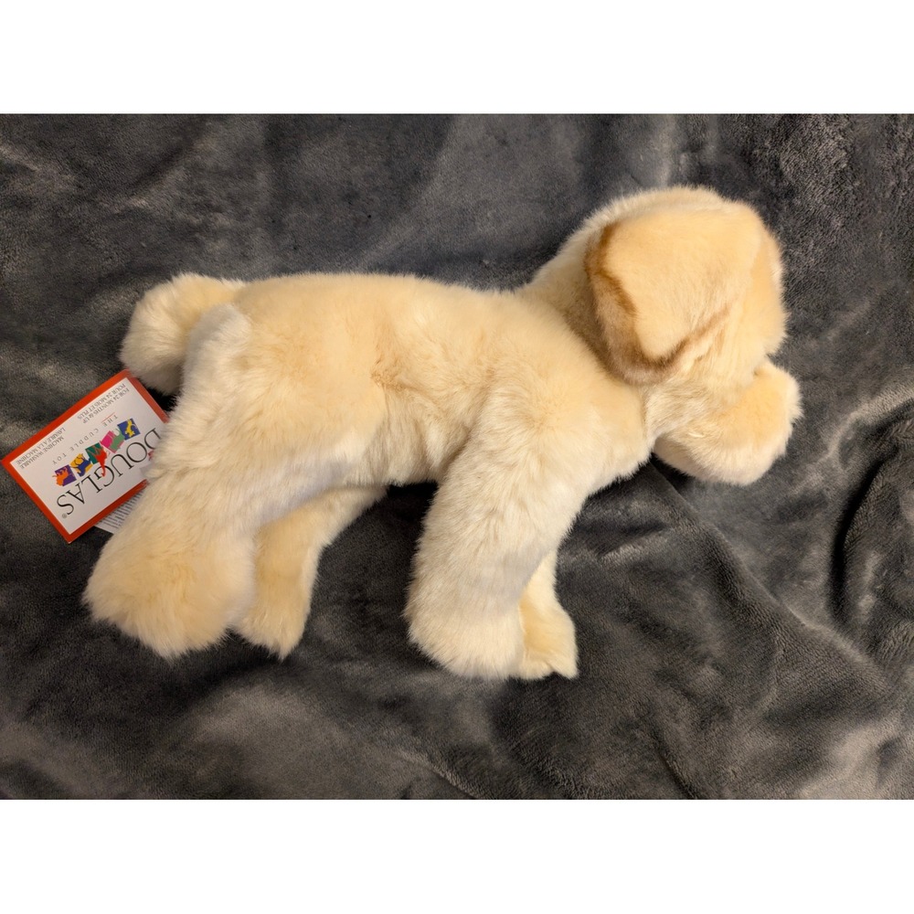 Douglas The Cuddle Toy Duffy Yellow Lab Plush Stuffed Animal Dog 1962 NWT
